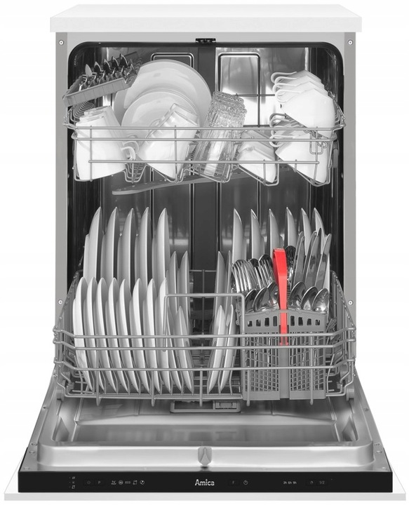 Zmywarka Amica DIM61E5qN 60cm 12kpl HotAirDrying HalfLoad 5programów