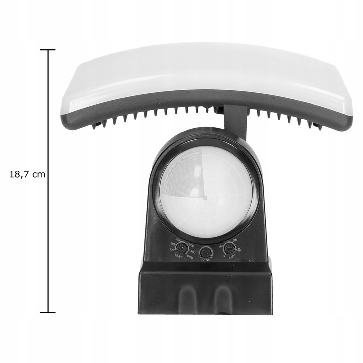 Lampa Zewnętrzna LED 30W Czujnik Ruchu i Zmierzchu Regulacja Halogen