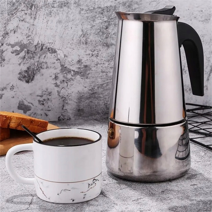 KAWIARKA Zaparzacz Kawy Indukcja GAZ STALOWY