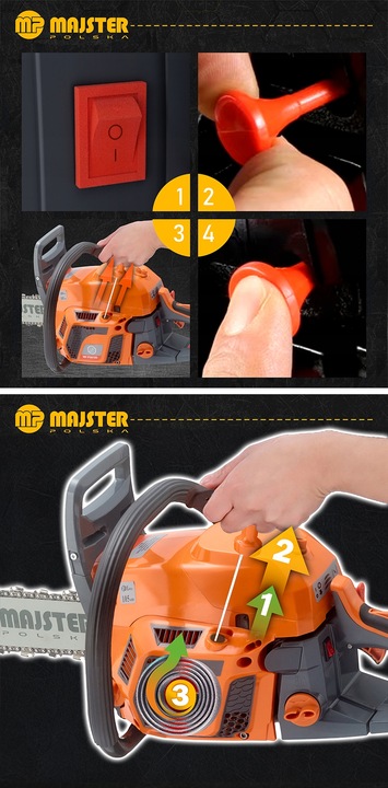 PIŁA SPALINOWA PILARKA ŁAŃCUCHOWA 5,7km 58cm3 2x łańc/prowad/Olej