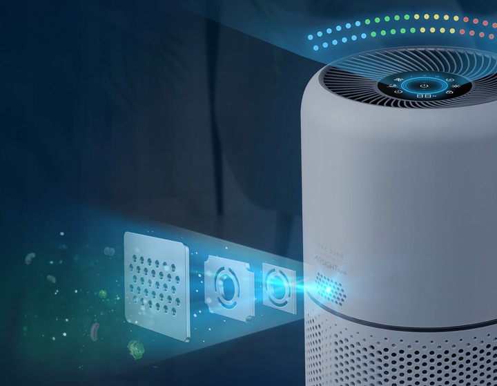 Oczyszczacz powietrza Levoit Core 300S HEPA smog dym smart wifi auto