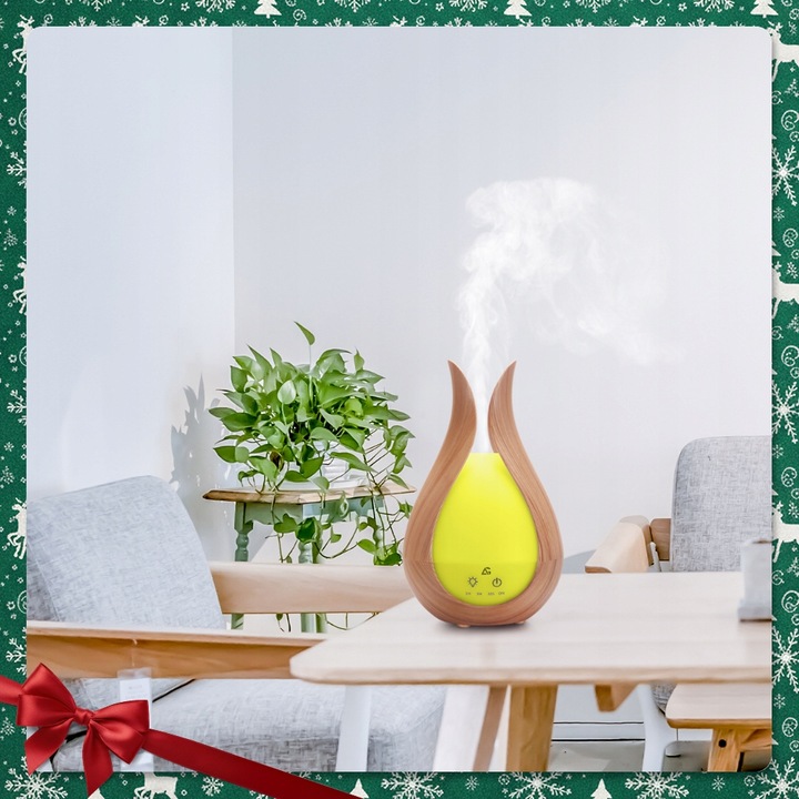 NAWILŻACZ POWIETRZA DYFUZOR ZAPACHOWY AROMATERAPIA LAMPKA NOCNA DLA