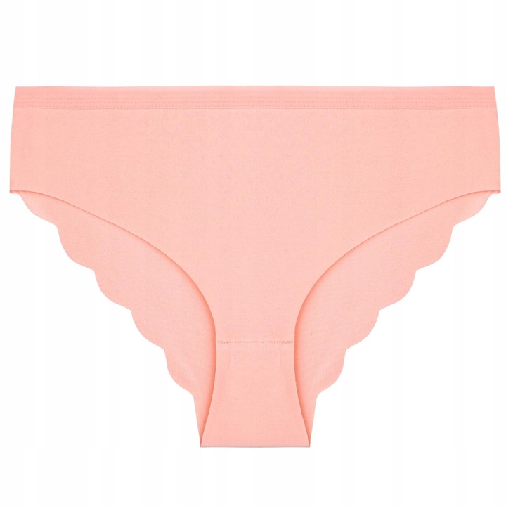 5x Majtki Damskie Bezszwowe Figi Bawełniane Laserowo Cięte Gładkie MORAJ S