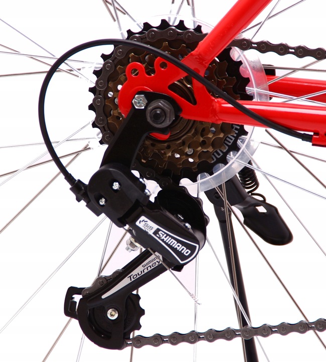 ROWER CROSSOWY MĘSKI DAMSKI MIEJSKI OLPRAN CRUEZ 28, SHIMANO