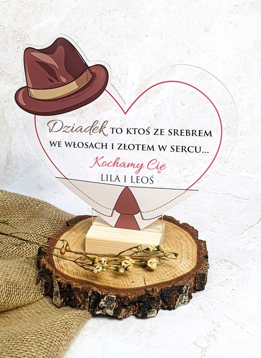 PREZENT NA DZIEŃ BABCI I DZIADKA STATUETKA