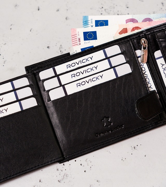 Always Wild pojemny męski portfel skórzany z RFID