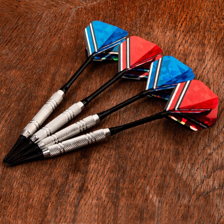 MatePro SOLIDNA ELEKTRONICZNA TARCZA TABLICA DO GRY W DART + RZUTKI LOTKI