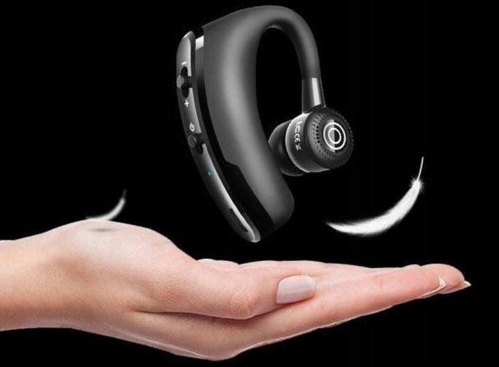 ZESTAW SŁUCHAWKOWY BLUETOOTH SŁUCHAWKA BEZPRZEWODOWA DO UCHA ŁADOWANIE USB