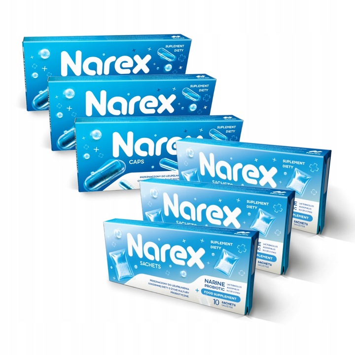 Narex Zestaw - probiotyk Narine - miesięczny Mix
