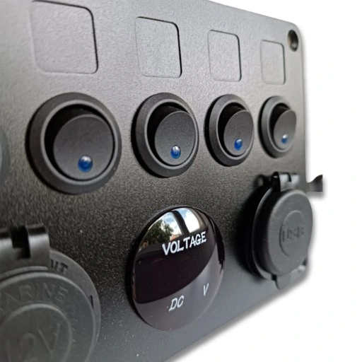 PANEL ŁADOWARKA USB zapalniczki + PRZEŁĄCZNIKI