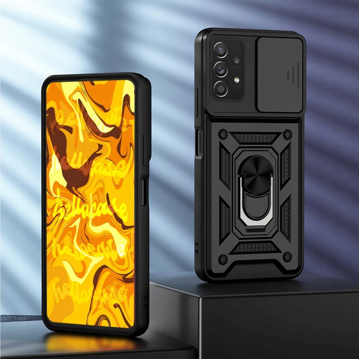 ETUI PANCERNE DO SAMSUNG GALAXY A52 / A52 5G / A52S / A52s 5G ARMOR +SZKŁO