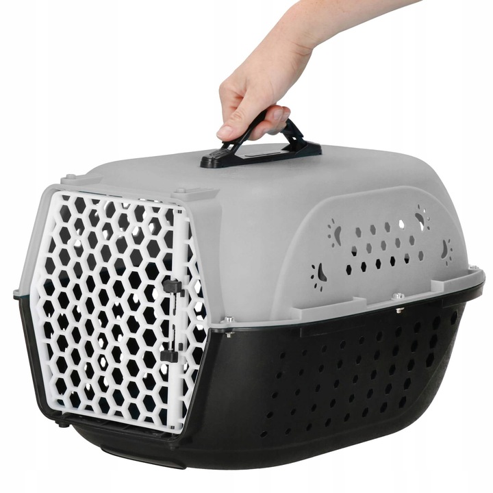 DUŻY TRANSPORTER dla psa kota królika zwierząt KOJEC KLATKA przenośna BOX