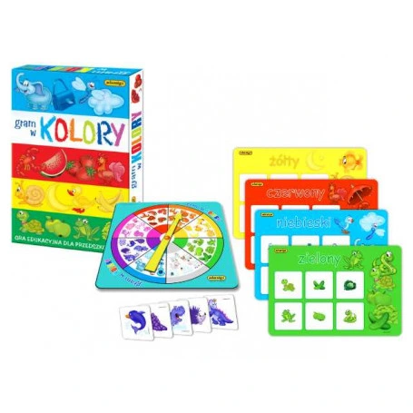 GRA EDUKACYJNA dla 4 Latka Gram w Kolory ZABAWA