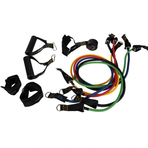 Gumy do Ćwiczeń Zestaw 5 Gum Oporowych Oporowe Fitness Treningowe + Uchwyty