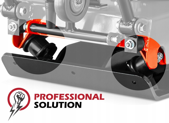 ZAGĘSZCZARKA gruntu UBIJAK 90kg koła + mata + silnik LONCIN 6,5KM siła 18kN