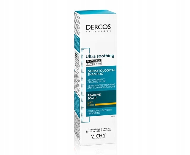 Vichy Dercos Ultra Kojący Szampon do Włosów Suchych 200ml