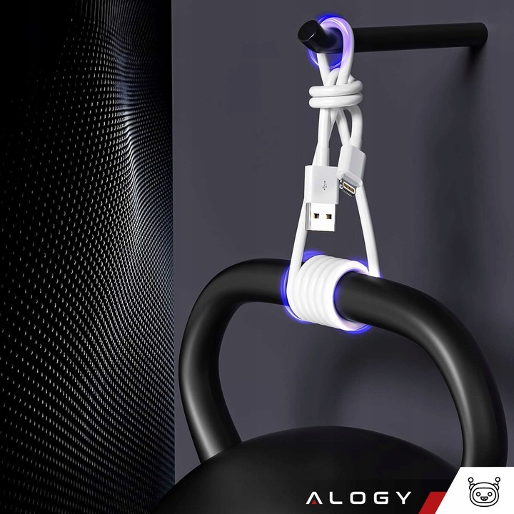 KABEL ALOGY SZYBKI USB DO LIGHTNING DO IPHONE 7 8 SE X XS 11 12 13 14 20W
