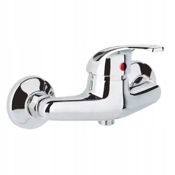 BATERIA PRYSZNICOWA NATRYSKOWA ŚCIENNA ŁAZIENKOWA WANNOWA KRAN DO WANNY