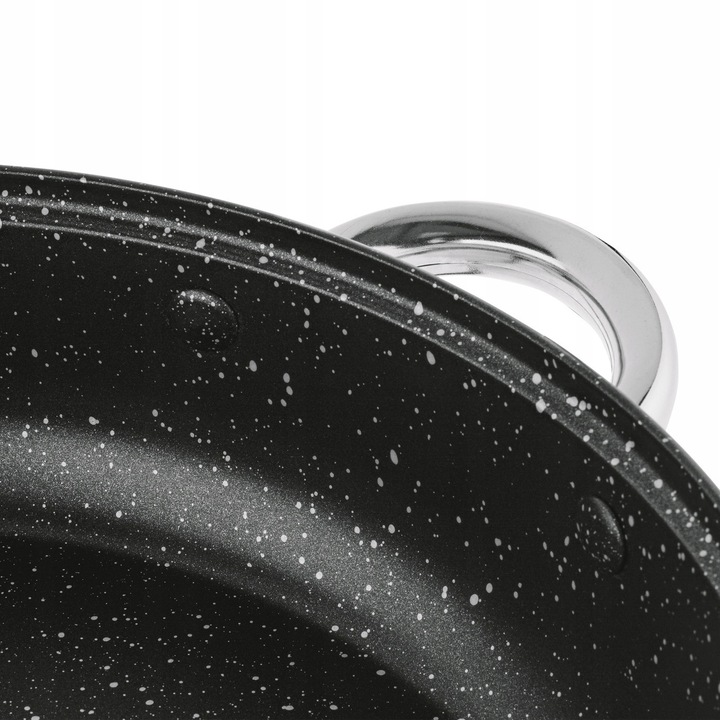 Zestaw GARNKÓW Indukcja PATELNIA Głęboka STAL Konighoffer Bari Silver