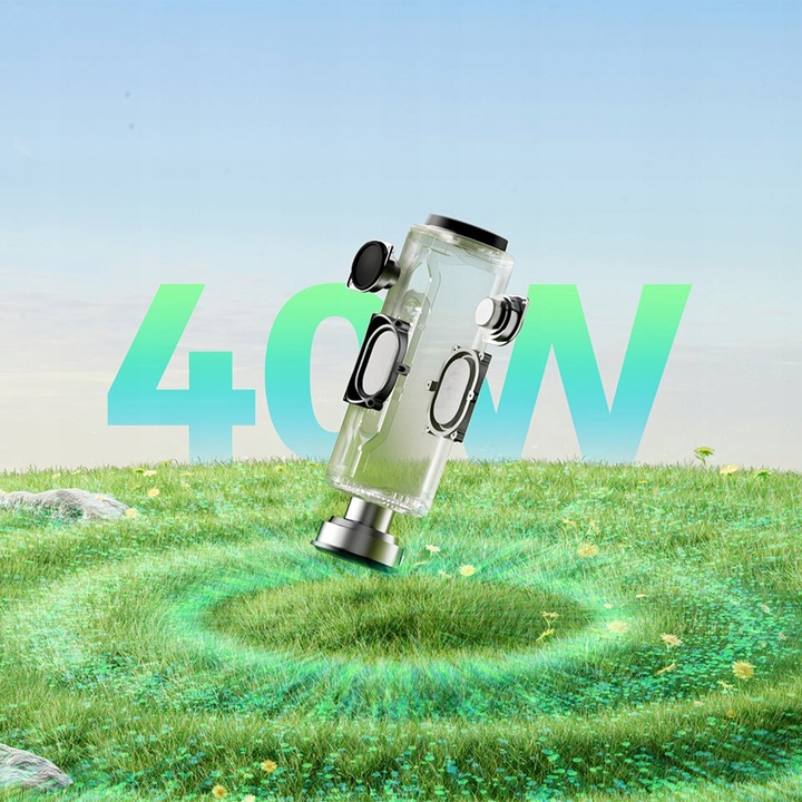 PRZENOŚNY GŁOŚNIK BLUETOOTH 5.3 BEZPRZEWODOWY 40W TRONSMART T8 Czarny