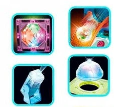 KLOCKI MAGNETYCZNE KONSTRUKCYJNE ŚWIECĄCY TOR 110el 3D MAGNETIC EDUKACYJNE