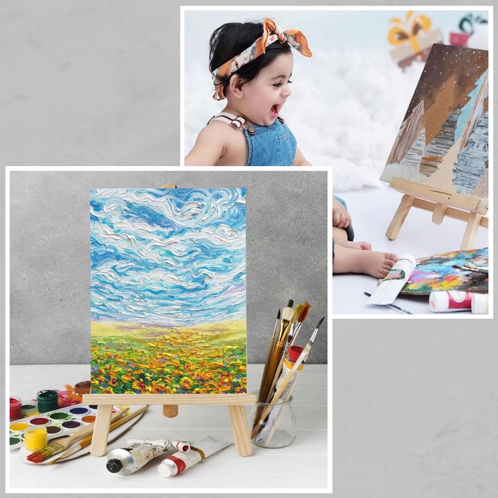 PŁÓTNO MALARSKIE DO MALOWANIA PODOBRAZIE BAWEŁNIANE 10szt 30x40 cm zestaw