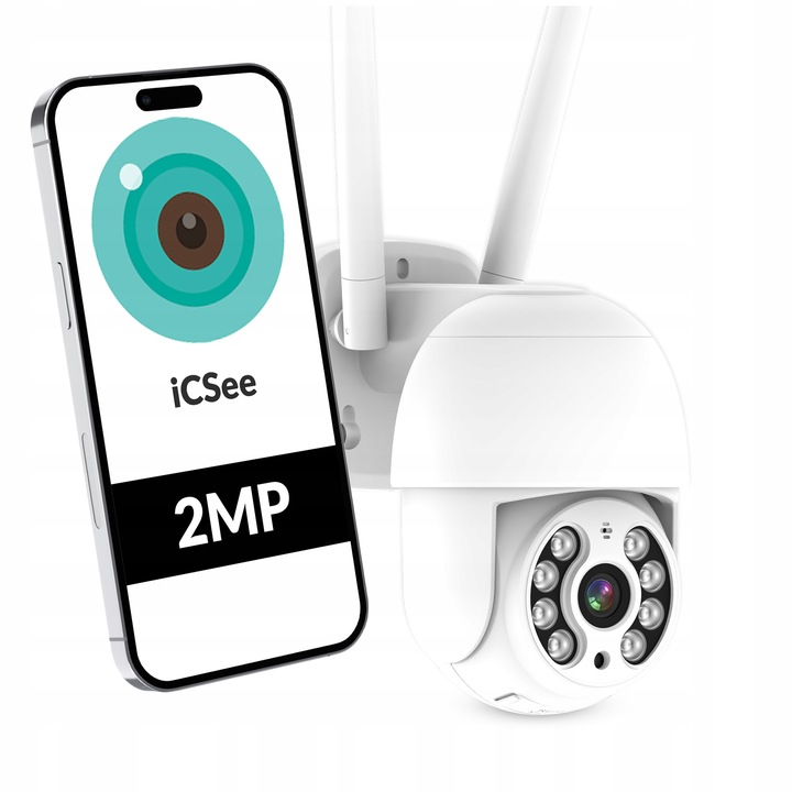 ZEWNĘTRZNA OBROTOWA KAMERA BLOW WIFI IP 2MP FullHD AUDIO IP66 ICSEE SMART
