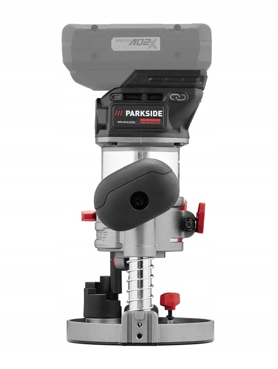 AKUMULATOROWA FREZARKA GÓRNOWRZECIONOWA PARKSIDE 20 V ZESTAW + WALIZKA