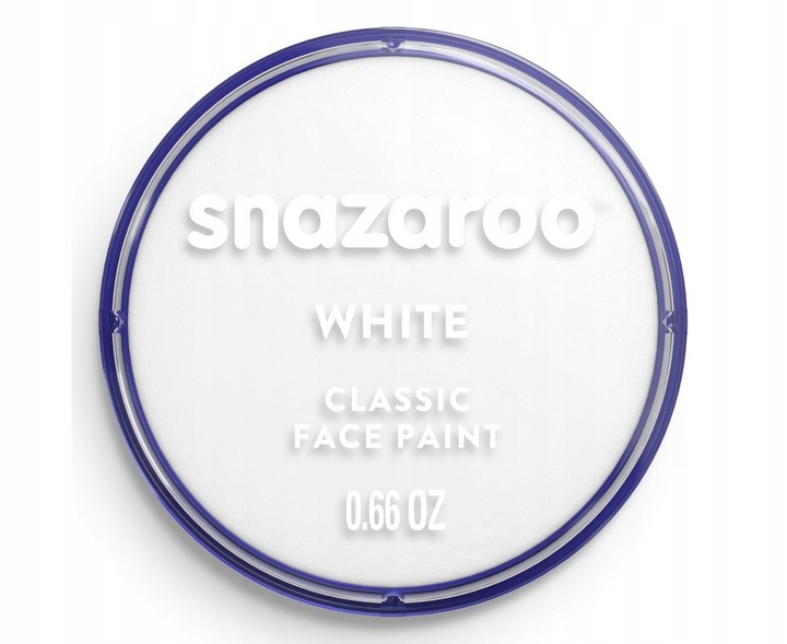 Farba do Malowania Twarzy 18 ml Biała Snazaroo