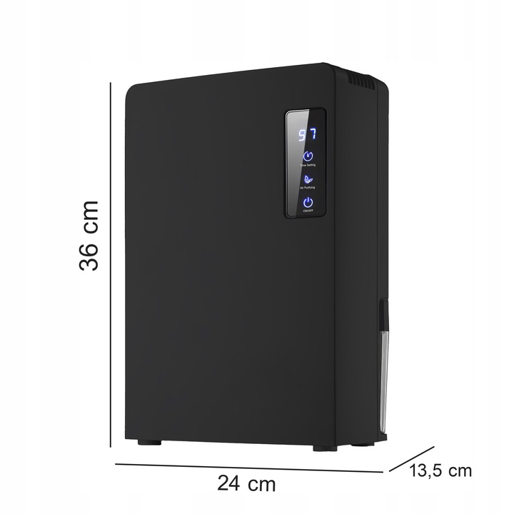 OSUSZACZ POWIETRZA POCHŁANIACZ WILGOCI 2200ml TIMER LCD LED CICHY