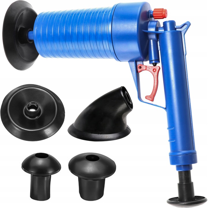 PISTOLET DO UDRAŻNIANIA RUR PRZEPYCHACZ TOALET WC ZLEWU KANALIZACJI KRET