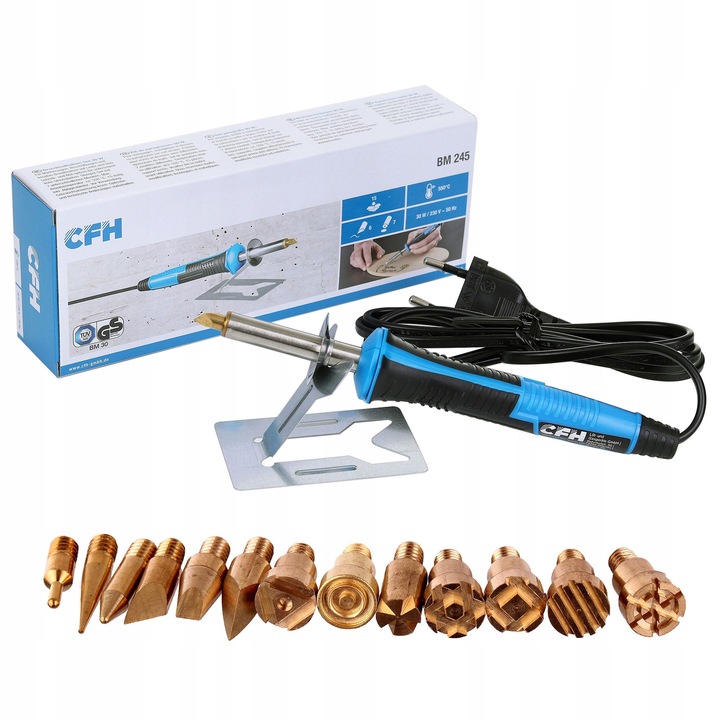 Lutownica wypalarka CFH GERMANY drewna skóry Pyrograf Pirograf 13