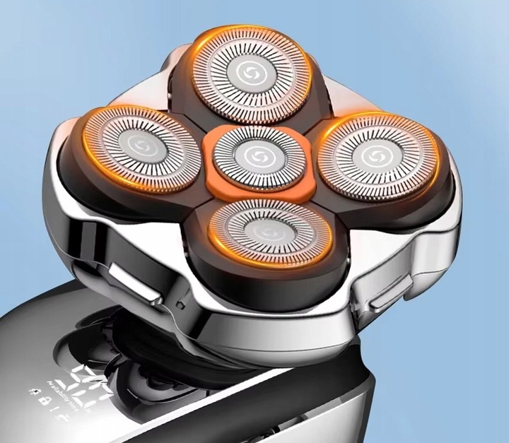 GOLARKA MĘSKA AKUMULATOROWA RIWALL MASZYNKA DO GOLENIA 5D LED USB-C TRYMER