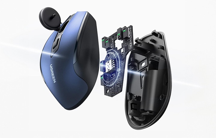 MYSZ OPTYCZNA BEZPRZEWODOWA USB 2.4GHZ 4000 DPI UGREEN MYSZKA KOMPUTEROWA