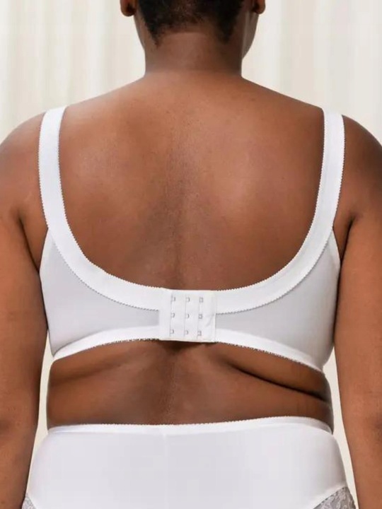 Biustonosz miękki bez fiszbin stanik wygodny biały Triumph Doreen 85D