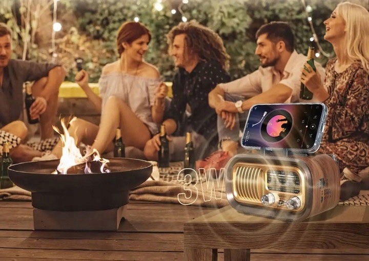 PRZENOŚNE RADIO KUCHENNE BUDOWALNE MICRO SD USB BLUETOOTH PANEL