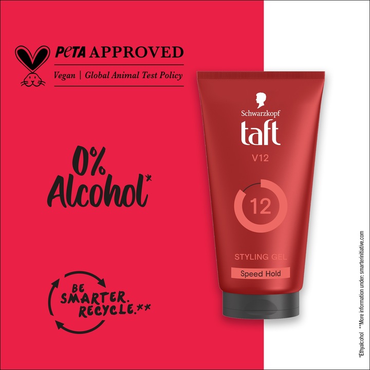 Taft Looks V12 Power Gel Żel do Włosów 3x150ml
