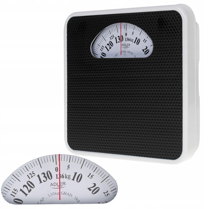WAGA ŁAZIENKOWA MECHANICZNA DO 136kg ANALOGOWA ADLER AD 8179