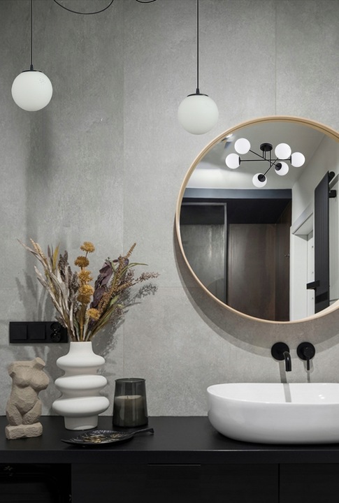 KLOSZ DO LAMPY SUFITOWEJ WISZĄCEJ PODŁOGOWEJ NOCNEJ SZKLANA KULKA E27