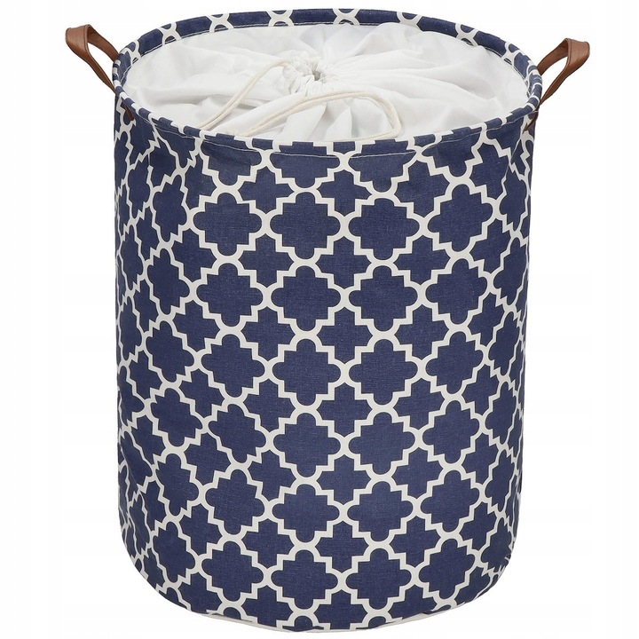 POJEMNIK KOSZ WOREK NA PRANIE UBRANIA ORGANIZER POJEMNY BARYŁKA SKŁADANY XL