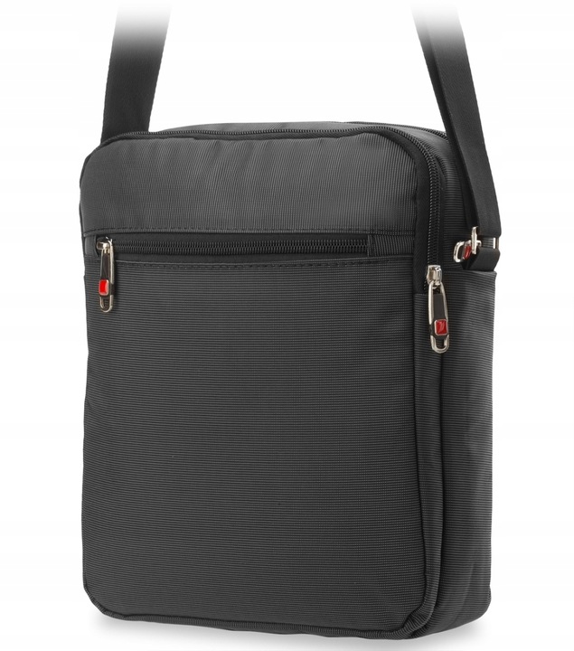 TORBA NA RAMIĘ DUŻA Saszetka LISTONOSZKA Męska Pojemna SOLIDNA Z PASKIEM