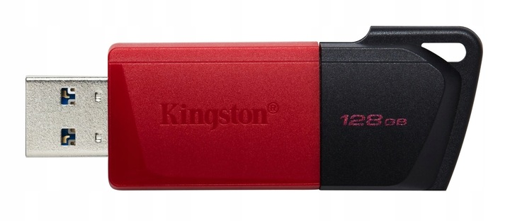 SZYBKI PENDRIVE USB KINGSTON DTX EXODIA M Odczyt 30MB/s 3.2 128GB CZERWONY