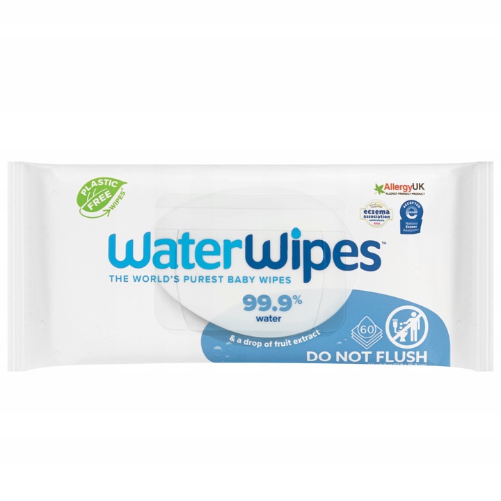 CHUSTECZKI NAWILŻANE WATERWIPES BIO 720 SZTUK DLA DZIECI I NIEMOWLĄT