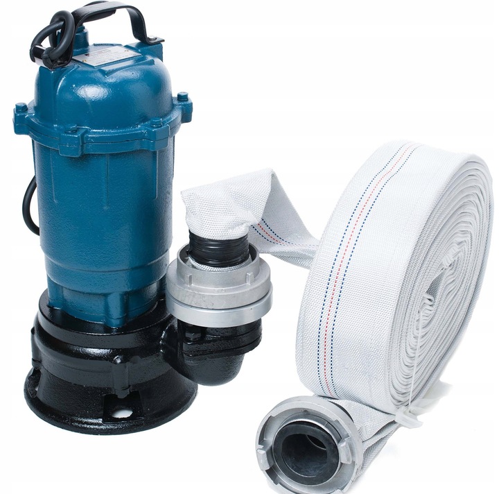 POMPA DO WODY SZAMBA Z ROZDRABNIACZEM + WĄŻ 20M + KOŃCÓWKI