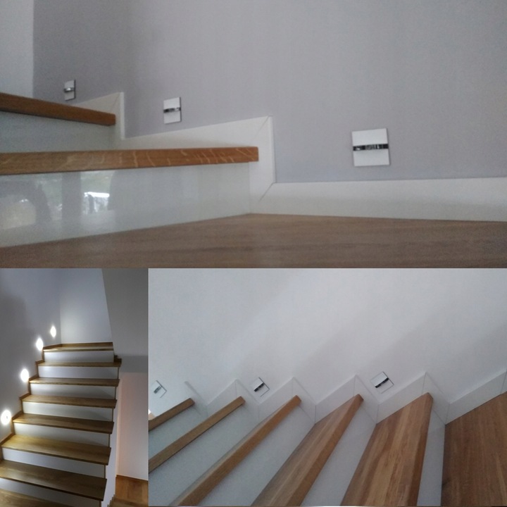 Oprawa schodowa oświetlenie schodowe lampka na schody LED 230V Q8