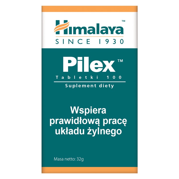 Himalaya Pilex Wsparcie Układu Żylnego Regulacja Ciśnienia 100 Tabletek