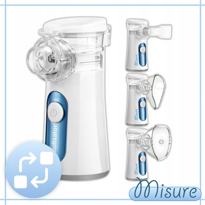 Inhalator Nebulizator Siateczkowy Przenośny Misure MI-MESH z Akumulatorem