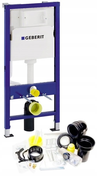 GEBERIT STELAŻ+PRZYCISK GEBERIT+WC TORNADO+DESKA+MATA, ZESTAW 7W1