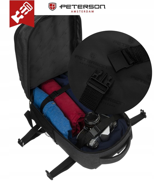 PLECAK RYANAIR WIZZAIR 40x20x25 DO SAMOLOTU PODRÓŻNY BAGAŻ PODRĘCZNY