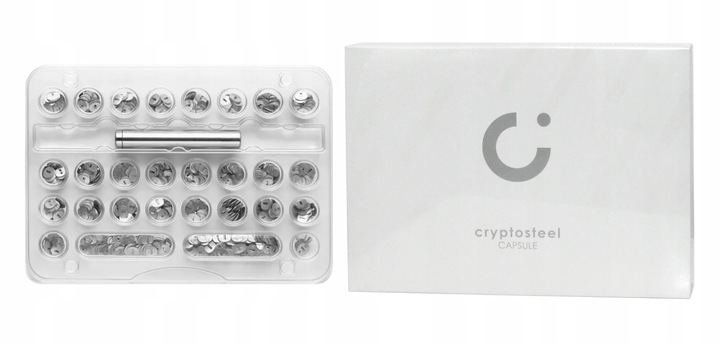 BACKUP DANYCH CRYPTOSTEEL CAPSULE SOLO - ZESTAW